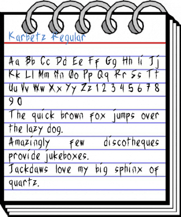 Karbetz Regular Font
