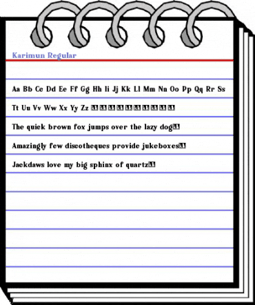 Karimun Regular Font