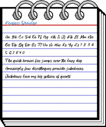 Keypass Regular Font