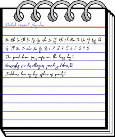 Khalid Personal Regular Font