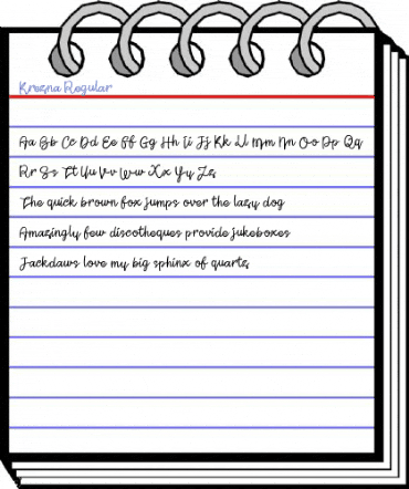 Krezna Regular Font