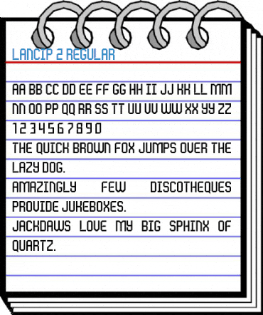 Lancip 2 Regular Font