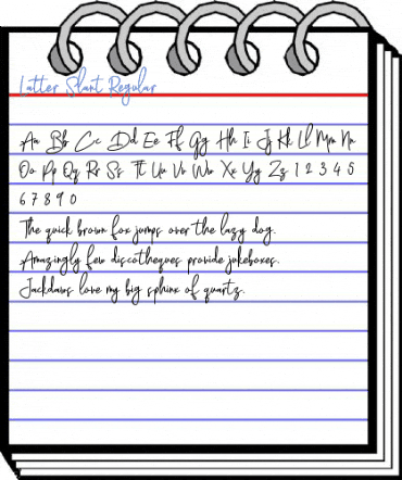 Latter Slant Regular Font