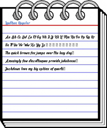 Lauthan Regular Font