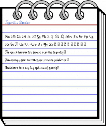 Leganttis Regular Font