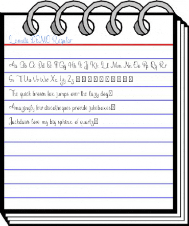 Leonita DEMO Regular Font