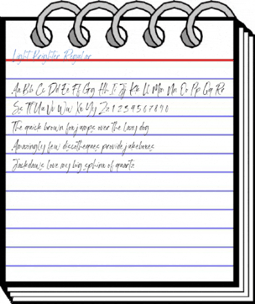 Light Brighter Regular Font