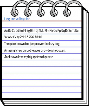 Linguineve Regular Font