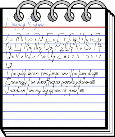 Lintang Regular Font