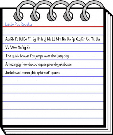 Little Pat Regular Font