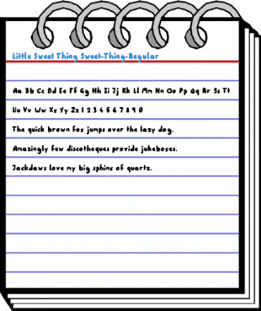 Little Sweet Thing Sweet-Thing-Regular Font