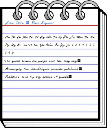 Live Wire - Demo Regular Font