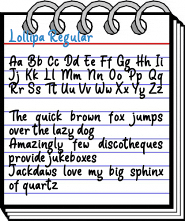 Lollipa Regular Font