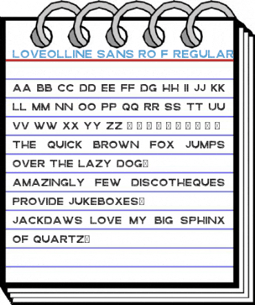 Loveolline Sans Ro F Regular Font