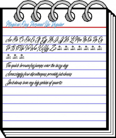 Magical Day Personal Use Regular Font