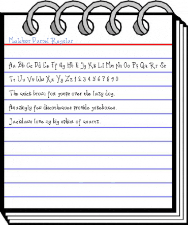 Malchior Darrel Regular Font
