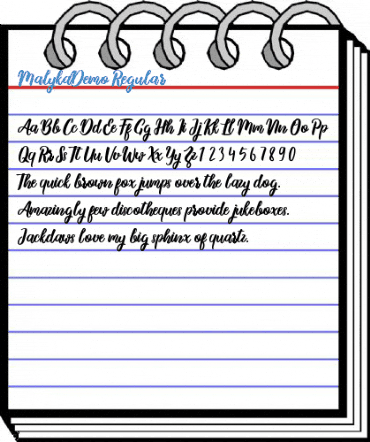 MalykaDemo Regular Font