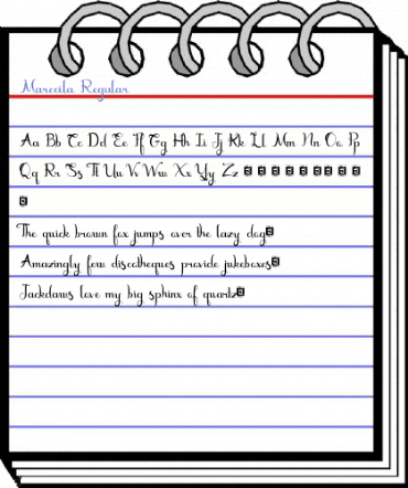 Marceila Regular Font