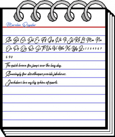 Marelan Regular Font