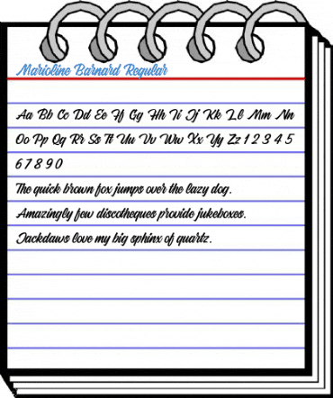 Marioline Barnard Regular Font