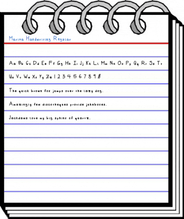 Marisa Handwriting Regular Font
