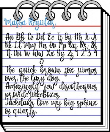 Masha Regular Font