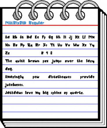 MAtRixOiD Regular Font