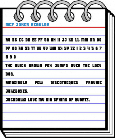MCF Joker Regular Font