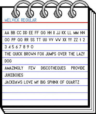 Melvick Regular Font