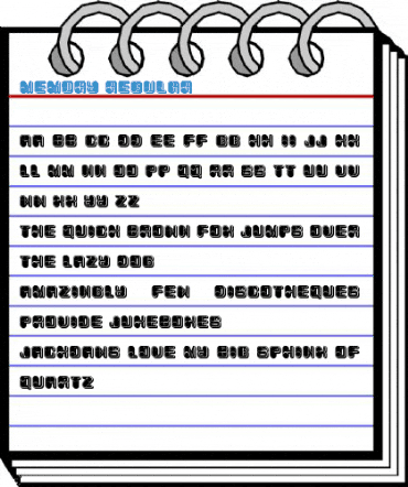 Memory Regular Font