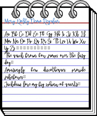 Mery Qolby Demo Regular Font
