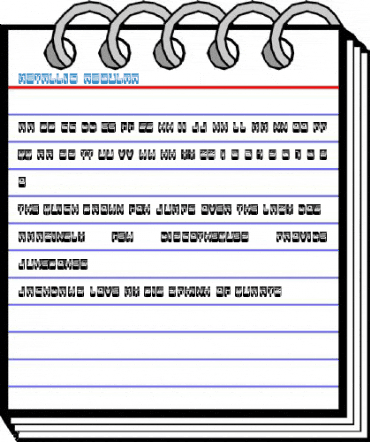 Metallic Regular Font