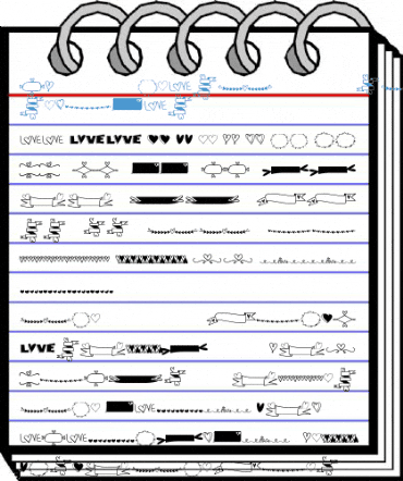 MF Heart Stuff Regular Font
