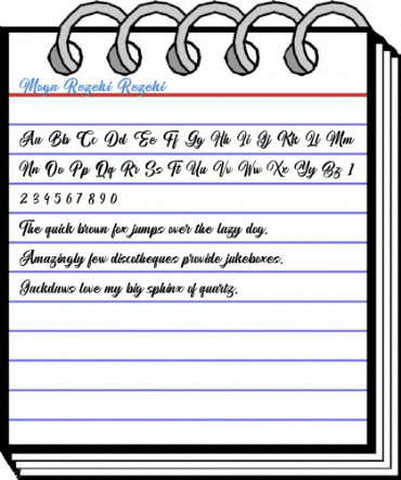 Moga Rezeki Rezeki Font