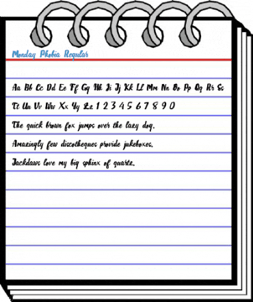Monday Phobia Regular Font