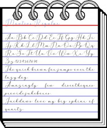 Montens Regular Font
