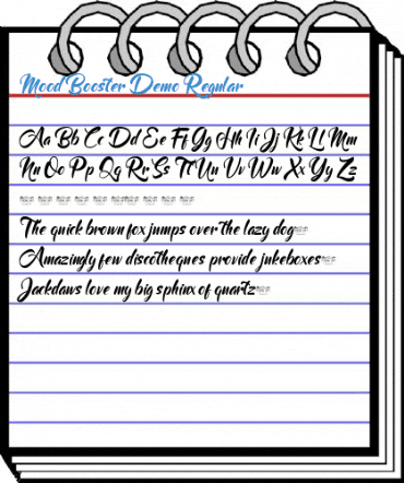 Mood Booster Demo Regular Font