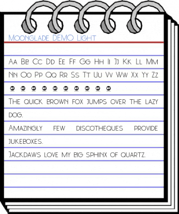 Moonglade DEMO Light Font