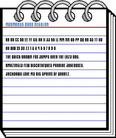 Murmansk Book Regular Font