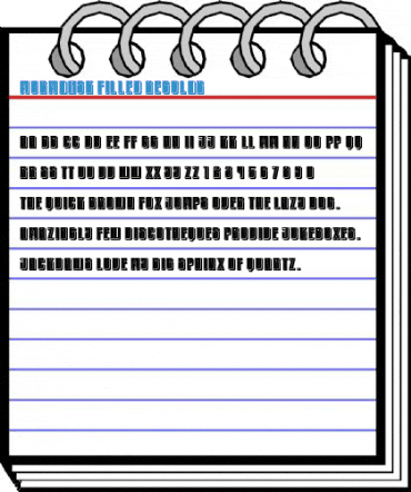 Murmansk Filled Regular Font