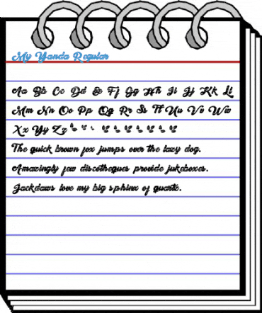 My Yanda Regular Font