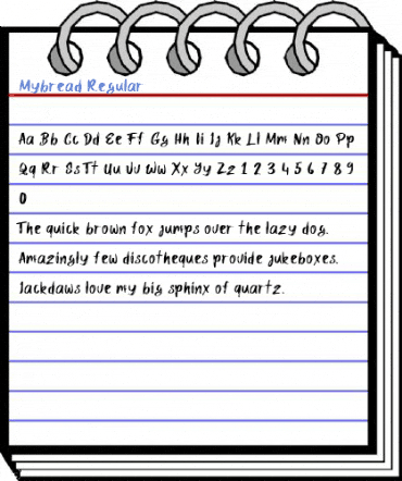 Mybread Regular Font