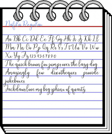 Nafila Regular Font