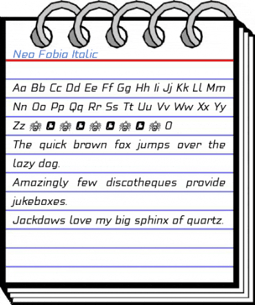 Neo Fobia Italic Font