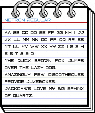 Netron Regular Font