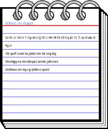 Nickollas Free Regular Font