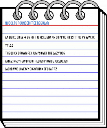 Nubolts Rounded Free Regular Font