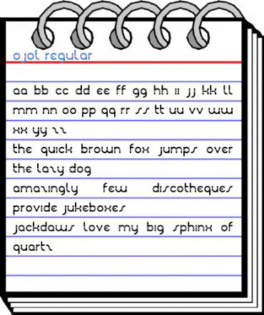 ojol Regular Font