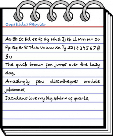 Oops Kidos Regular Font