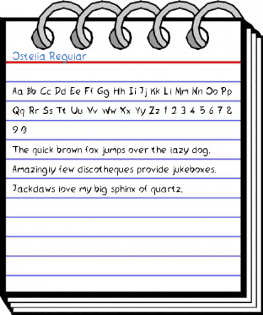 Ostelia Regular Font